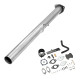 2010-2012 Cummins 6.7L Silver EGR Delete Kit And 4" DPF Delete Racepipe 0