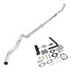 2010-2012 Cummins 6.7L Silver EGR Delete Kit And 4" DPF Delete Turbo-Back Exhaust System 0