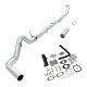 2010-2012 Cummins 6.7L Silver EGR Delete Kit And 5" DPF Delete Turbo-Back Exhaust System 0