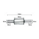 2007-2009 6.7L Cummins 4" Turbo-Back DPF-Delete Exhaust System with Muffler for Ram 2500 3500 16