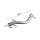 2013-2018 6.7L Cummins 5" Turbo-Back DPF Delete Pipe for Dodge Ram 2500/3500 17