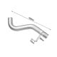 6.7L Cummins 5" Turbo-Back DPF Delete Pipe with Muffler for 2013-2018 Dodge Ram 2500/3500 11