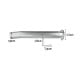 6.7L Cummins 4" DPF & Cat Delete Race Pipe for 2013-2022 Dodge Ram 3500/4500/5500 Cab & Chassis 12