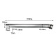 2019-2024 6.7L Cummins 4" DPF & Cat Delete Race Pipe for Dodge Ram 2500/3500 14