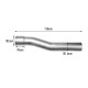6.7L Cummins 4" DPF & Cat Delete Race Pipe with Muffler for 2019-2024 Dodge Ram 2500 3500 15