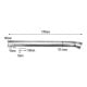 6.7L Cummins 4" DPF & Cat Delete Race Pipe with Muffler for 2019-2024 Dodge Ram 2500 3500 14