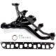 1-1/2" Long Tube Header For 1991-1999 Jeep Cherokee 4.0L L6 1